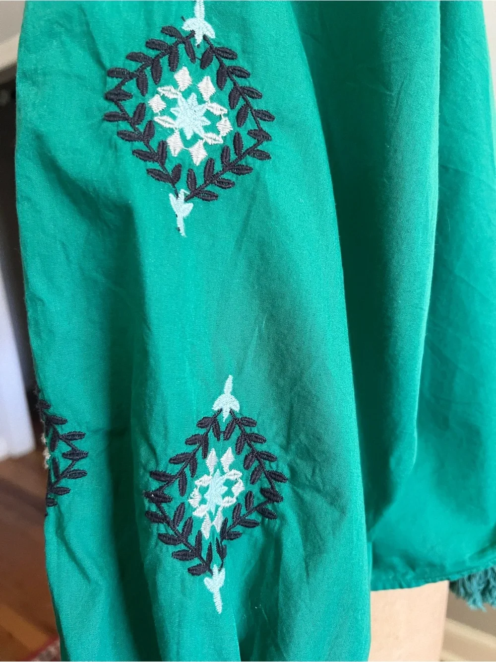 The Shirt by Rochelle Behrens Minka Embroidered Shirt S - Picture 7 of 10